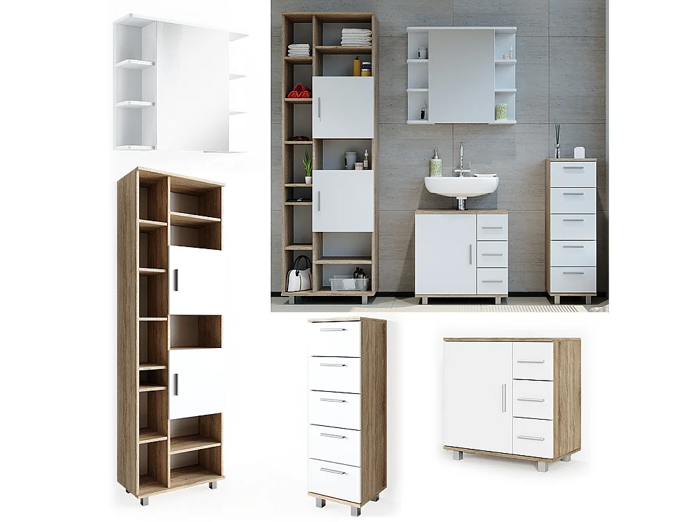 Meubles bain sonoma 60x33x60 ilias