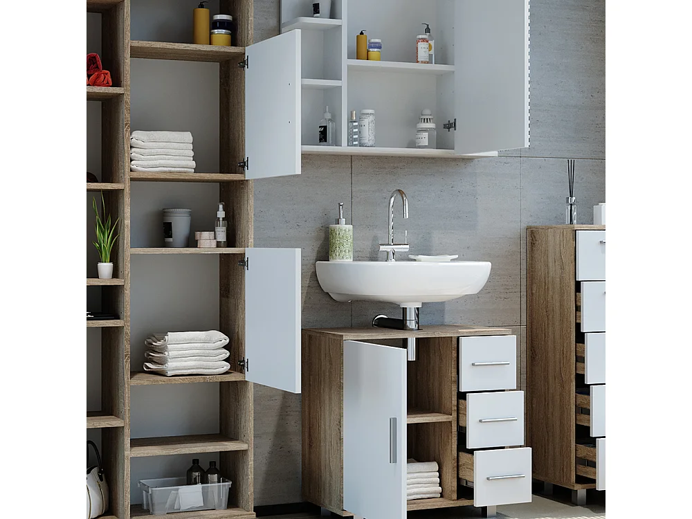 Meubles bain sonoma 60x33x60 ilias