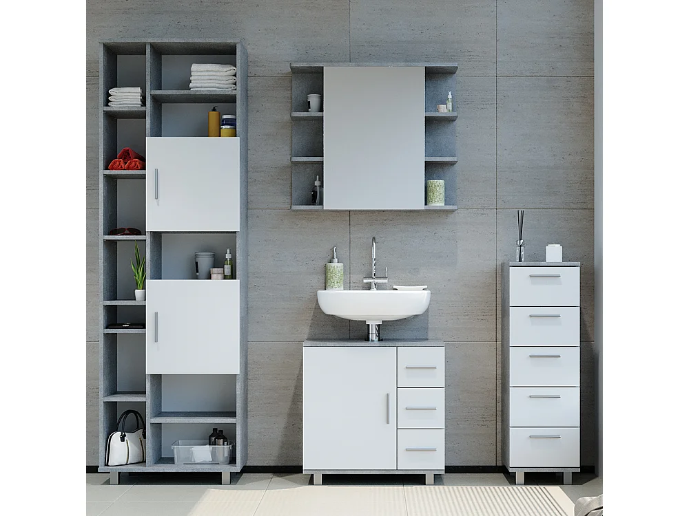 Meubles bain béton 60x33x60 ilias