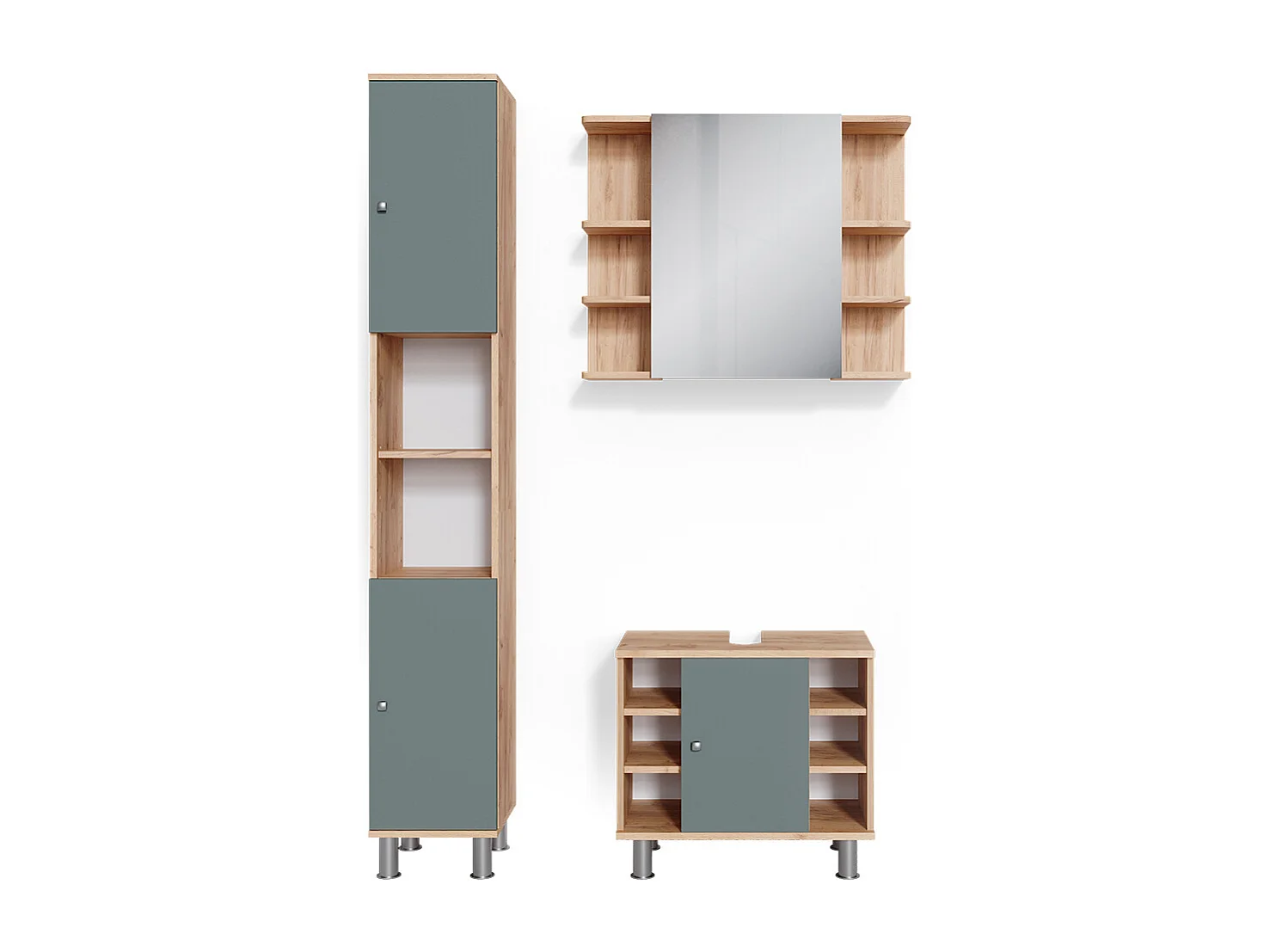 Meubles bain vert 60x32x54 fynn