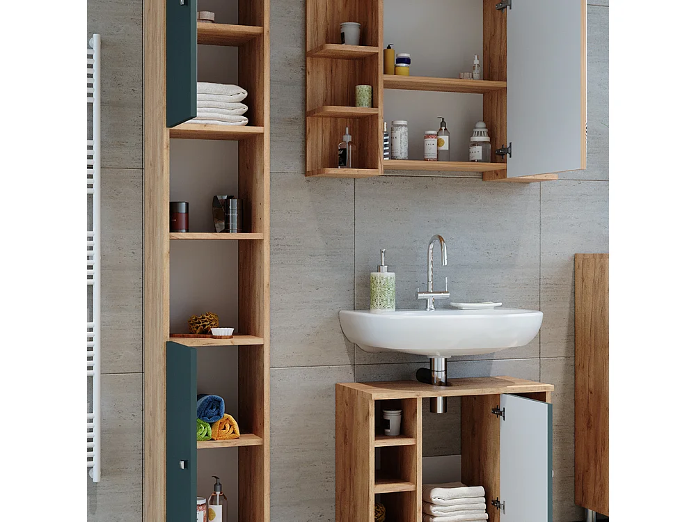 Meubles bain vert 60x32x54 fynn