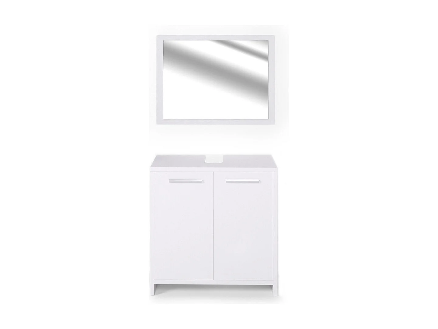Set mobili bagno bianco 58x33x60 kiko