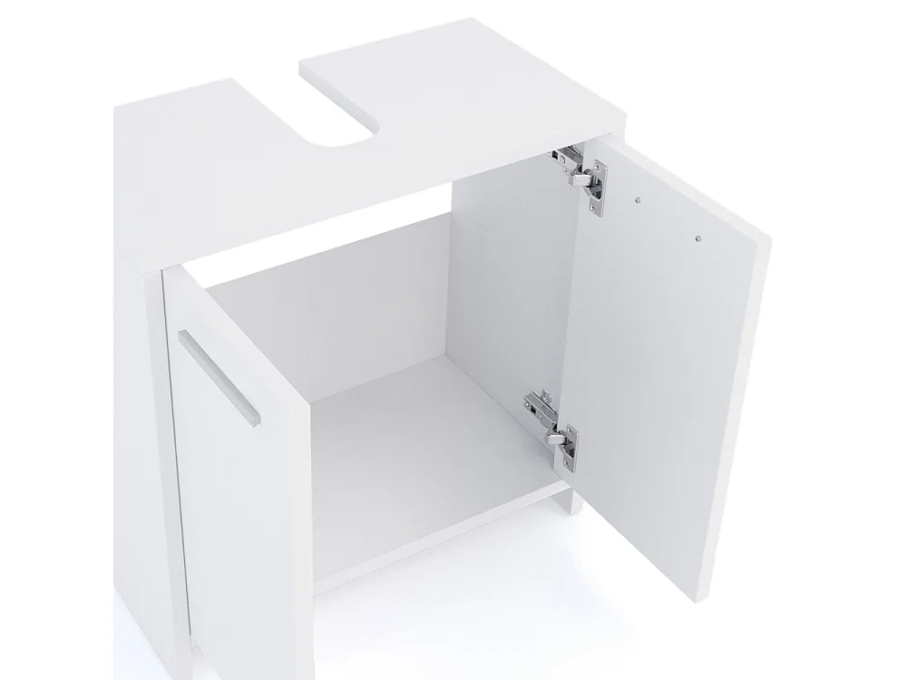 Set mobili bagno bianco 58x33x60 kiko