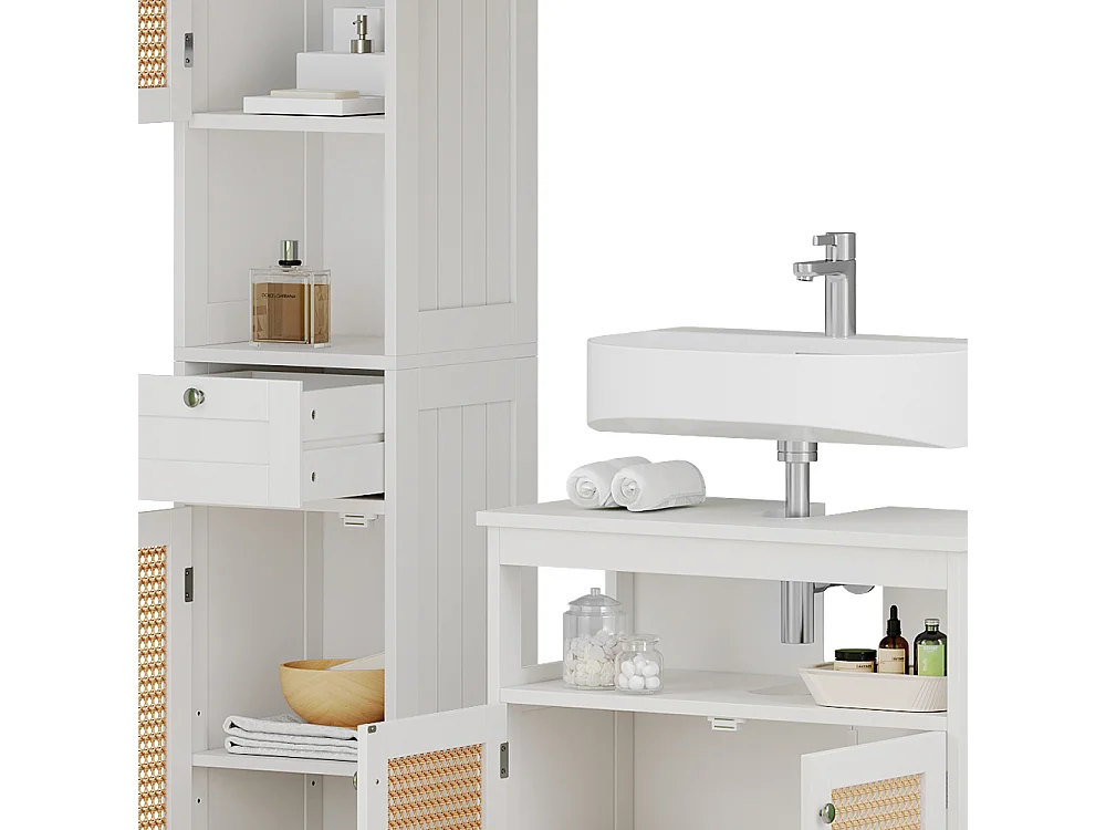 Meubles bain blanc 60x30x60 rosario