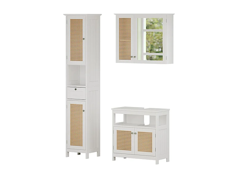 Meubles bain blanc 60x30x60 rosario