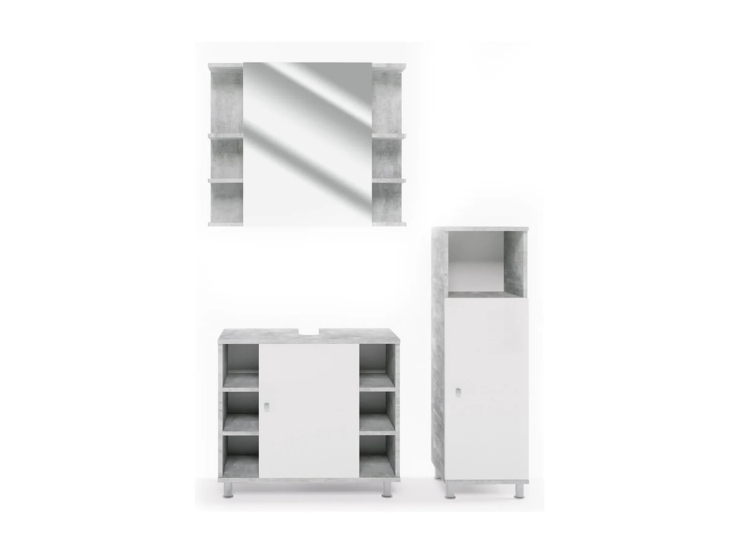 Meubles bain béton 60x32x54 fynn