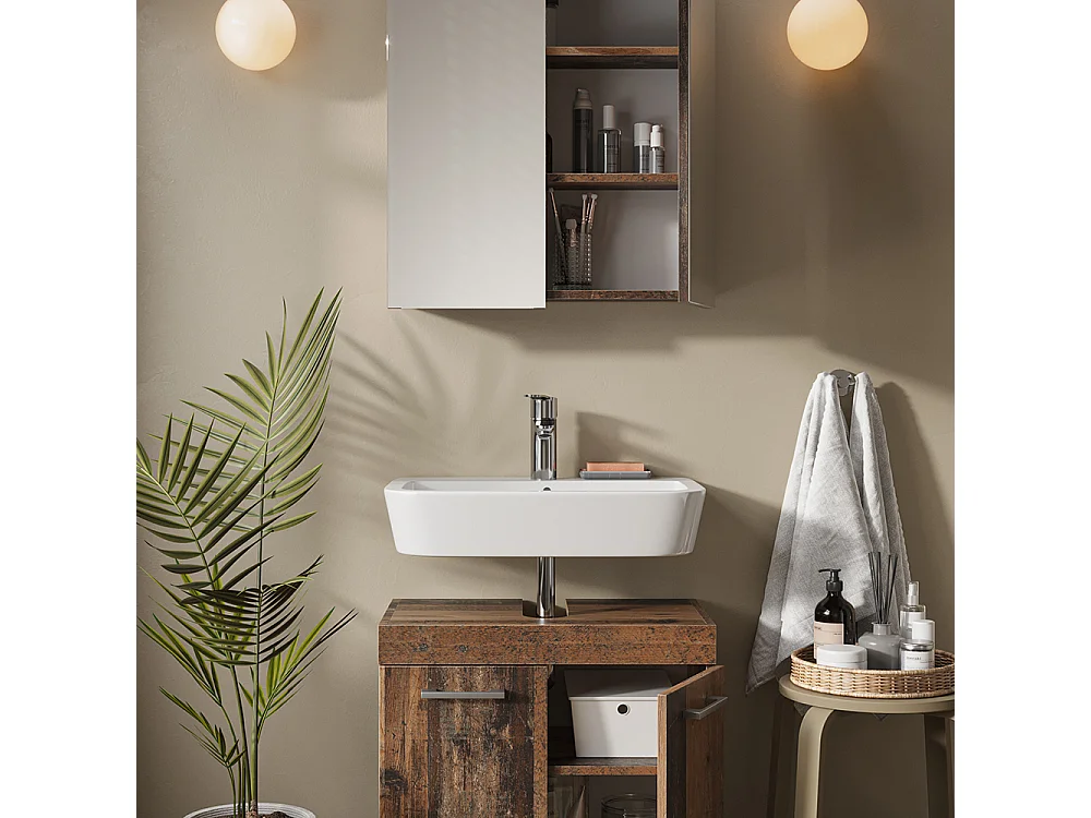 Set di mobili da bagno oldstyle 60x34x56 luna