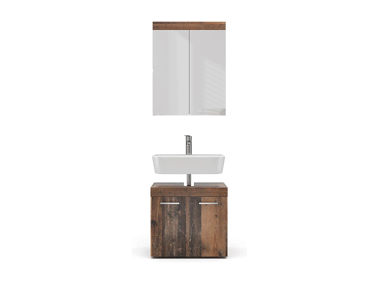 Set di mobili da bagno oldstyle 60x34x56 luna