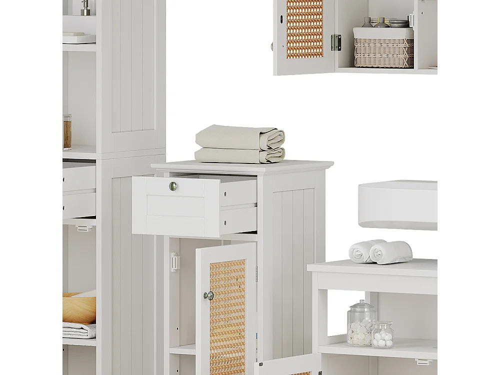Set di mobili da bagno bianco 60x30x60 rosario
