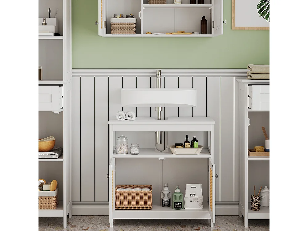 Meubles bain blanc 60x30x60 rosario