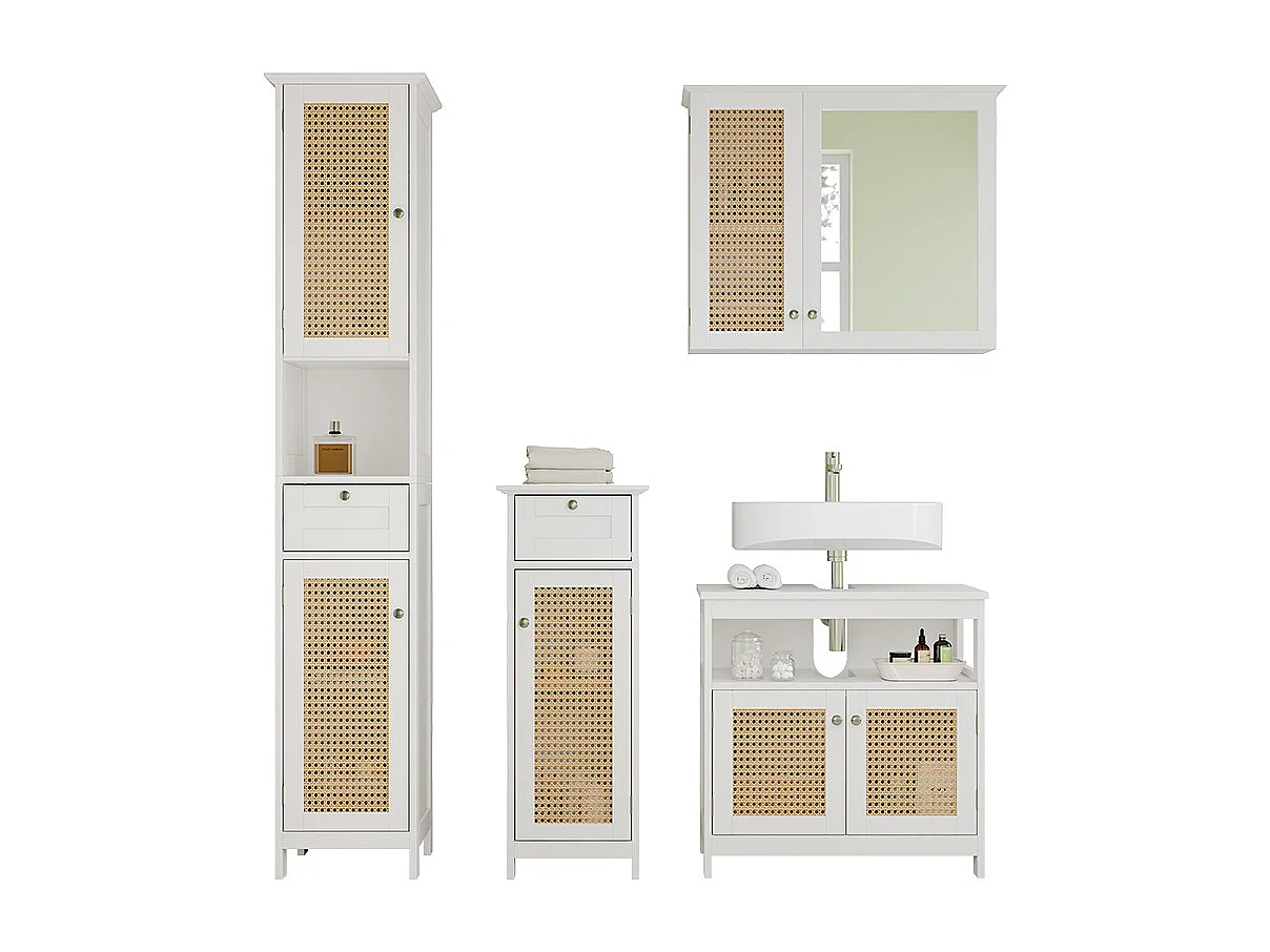 Meubles bain blanc 60x30x60 rosario