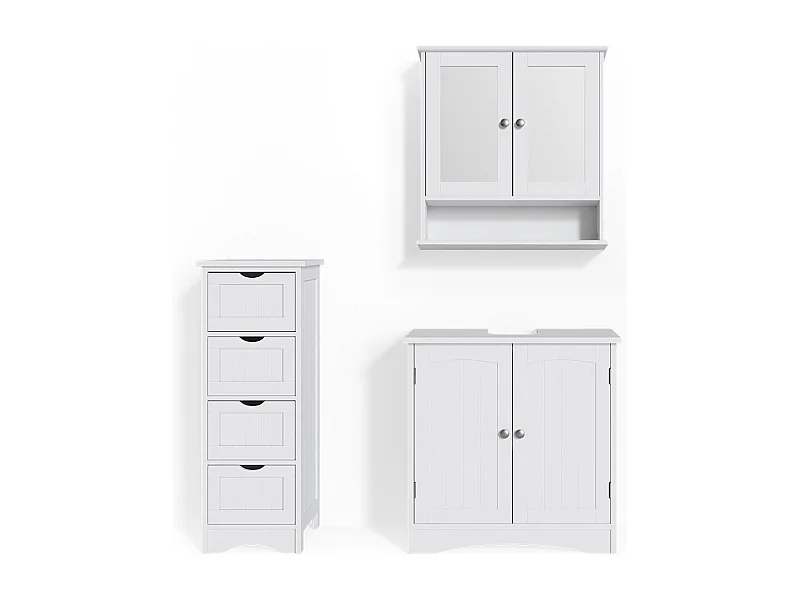 Meubles bain blanc 60x30x60 bianco