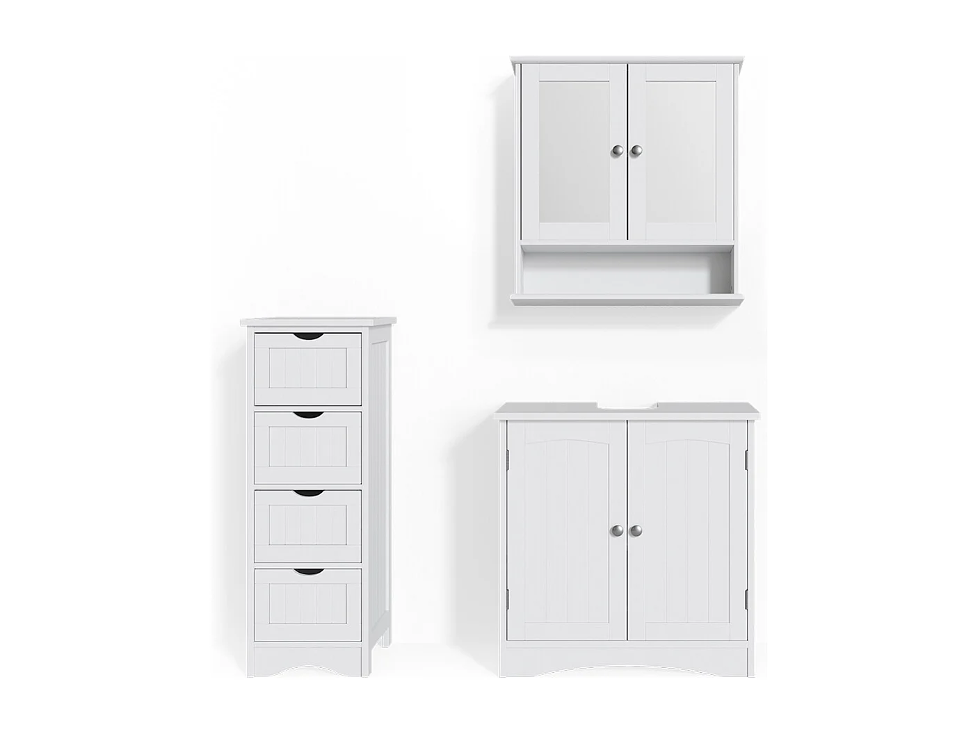 Meubles bain blanc 60x30x60 bianco