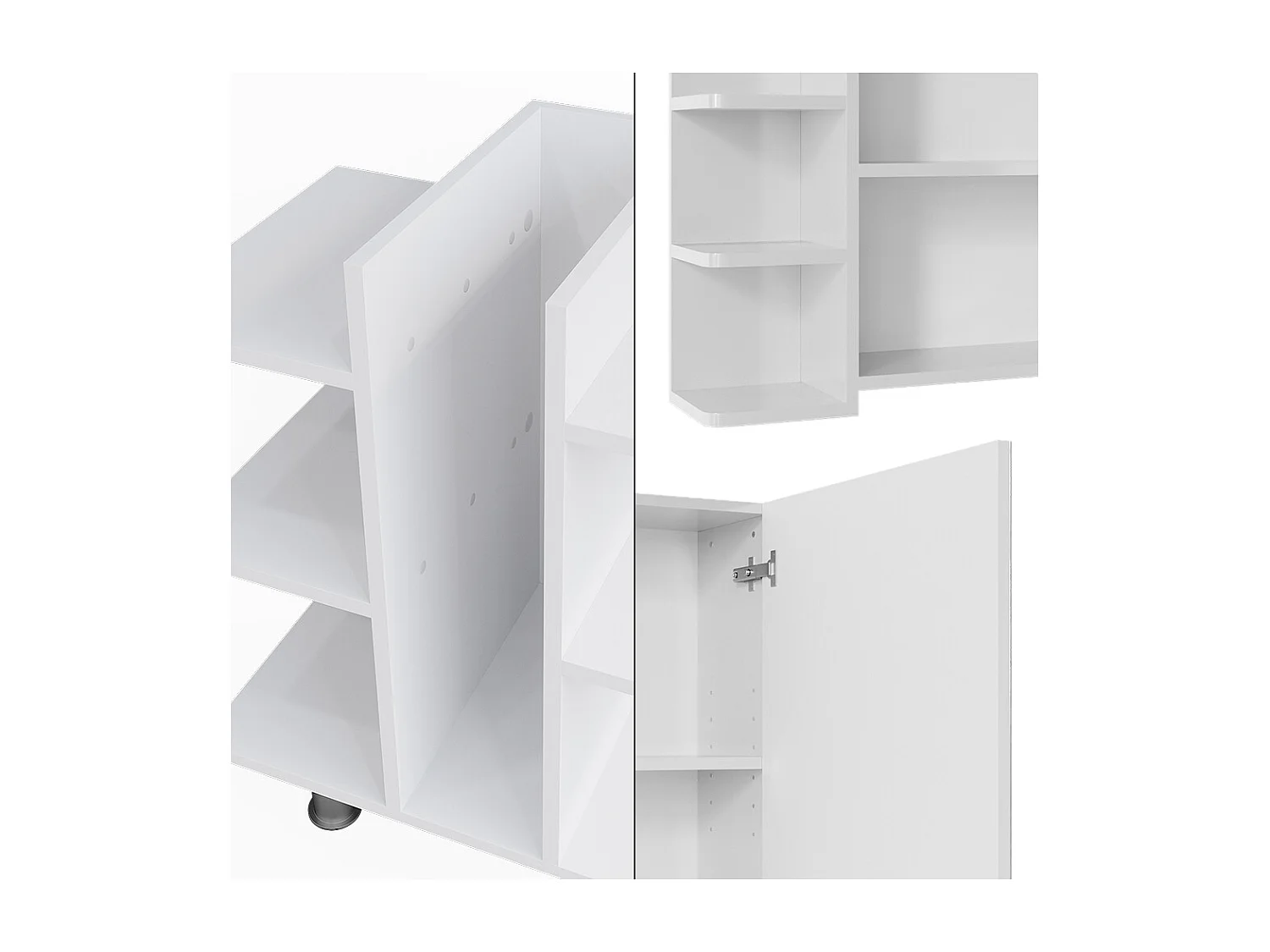 Meubles bain blanc 79.6x36.6x64 fynn