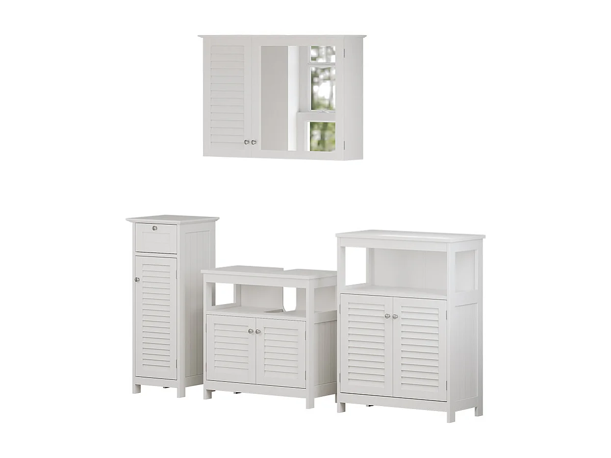 Meubles bain blanc 60x30x60 riad