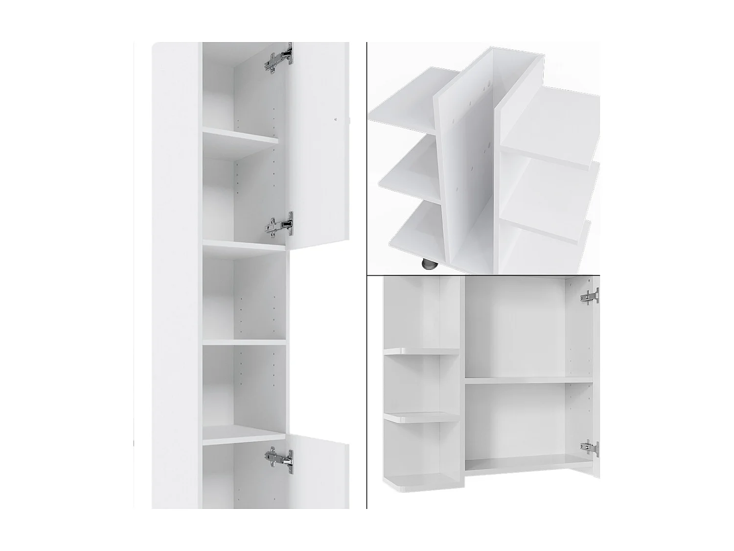 Conjunto de muebles de baño blanco 79.6x36.6x190 fynn