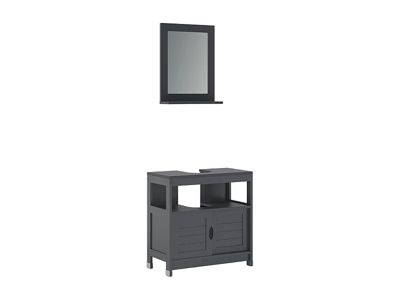 Meubles bain gris 60x30x60 vilda