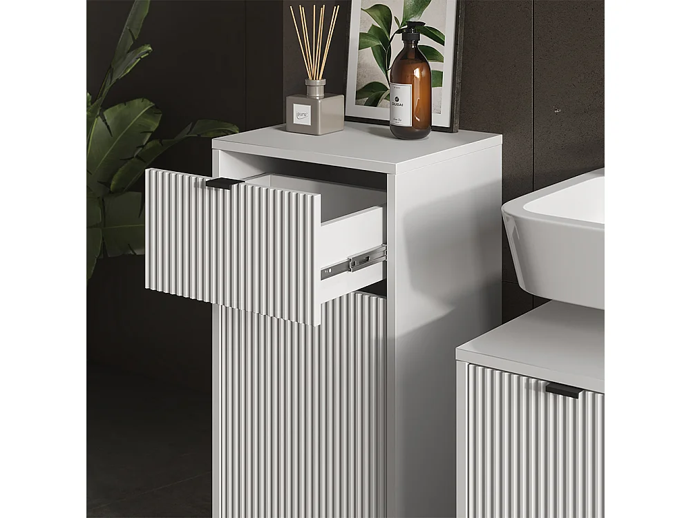 Set di mobili da bagno bianco 70x45x63 eliza