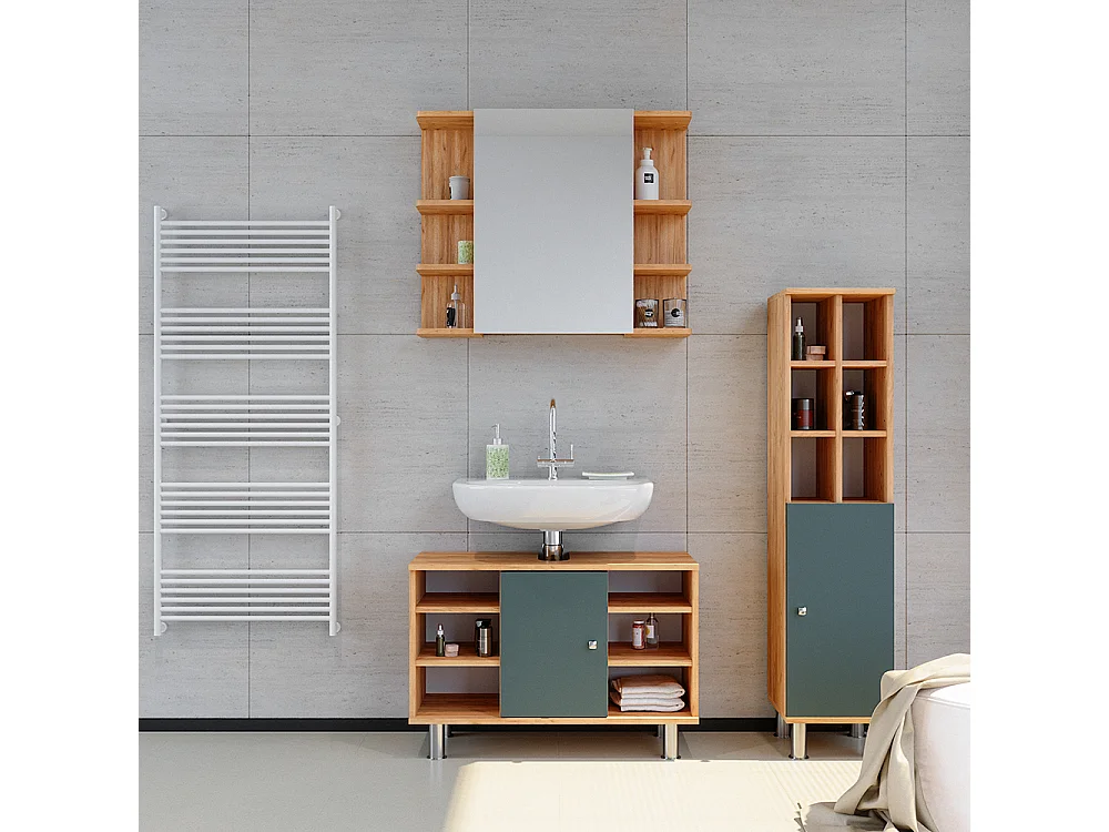 Meubles bain vert 60x32x54 fynn