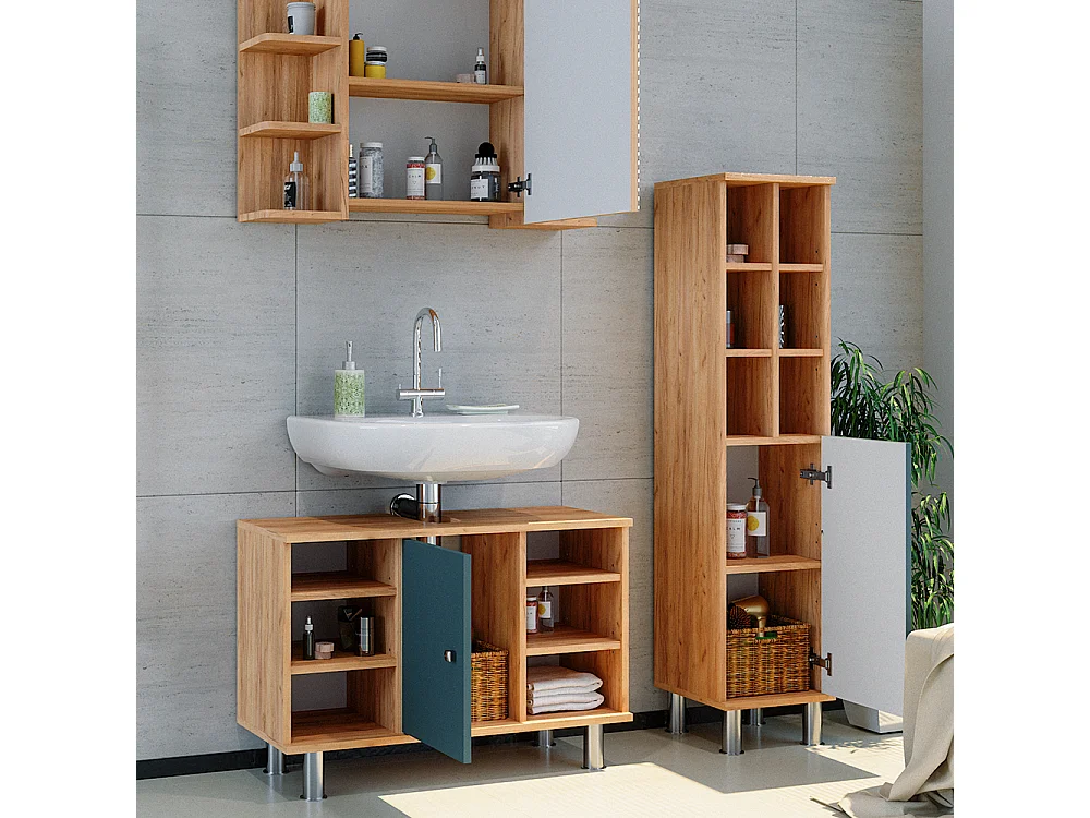 Meubles bain vert 60x32x54 fynn