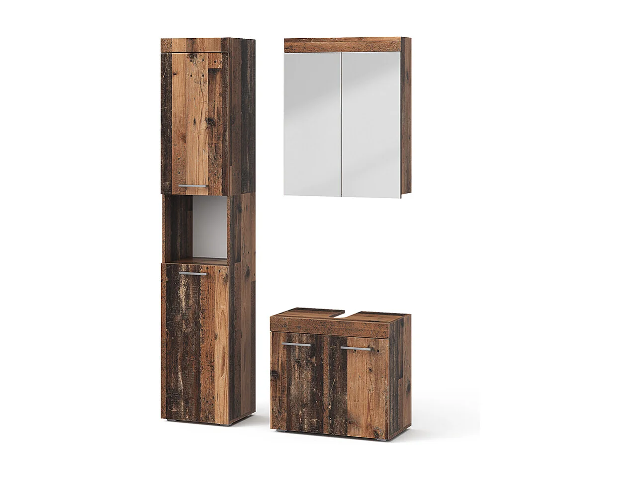 Set di mobili da bagno oldstyle 60x34x56 luna