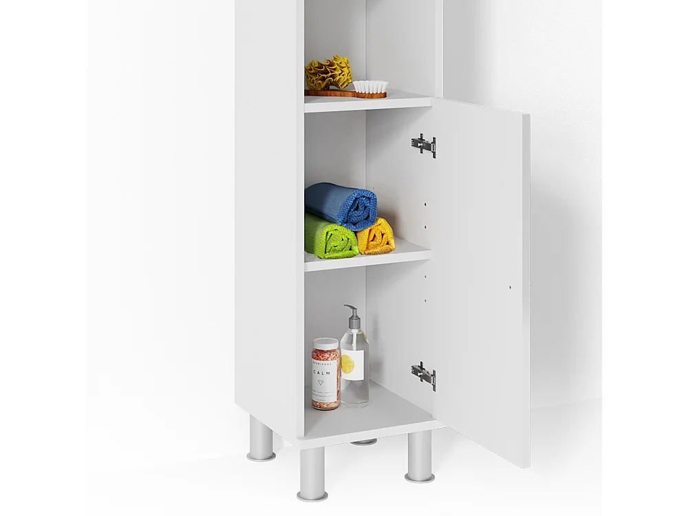 Meubles bain blanc haute brillance 60x32x54 fynn