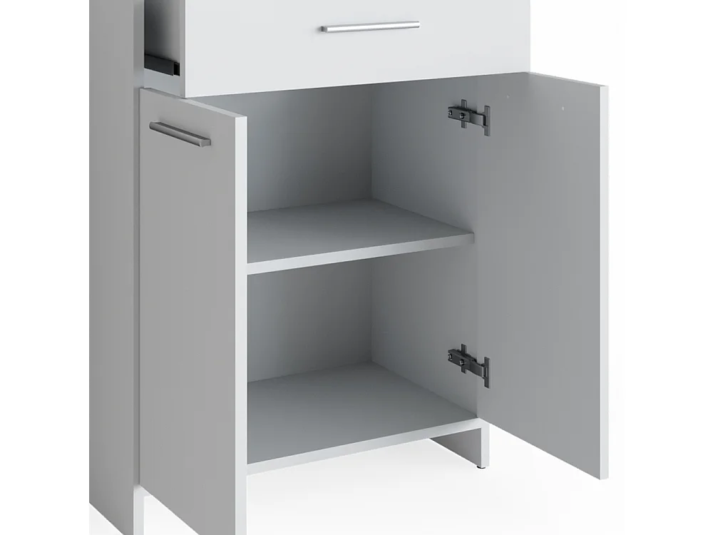 Conjunto de muebles de baño blanco 58x33x60 kiko