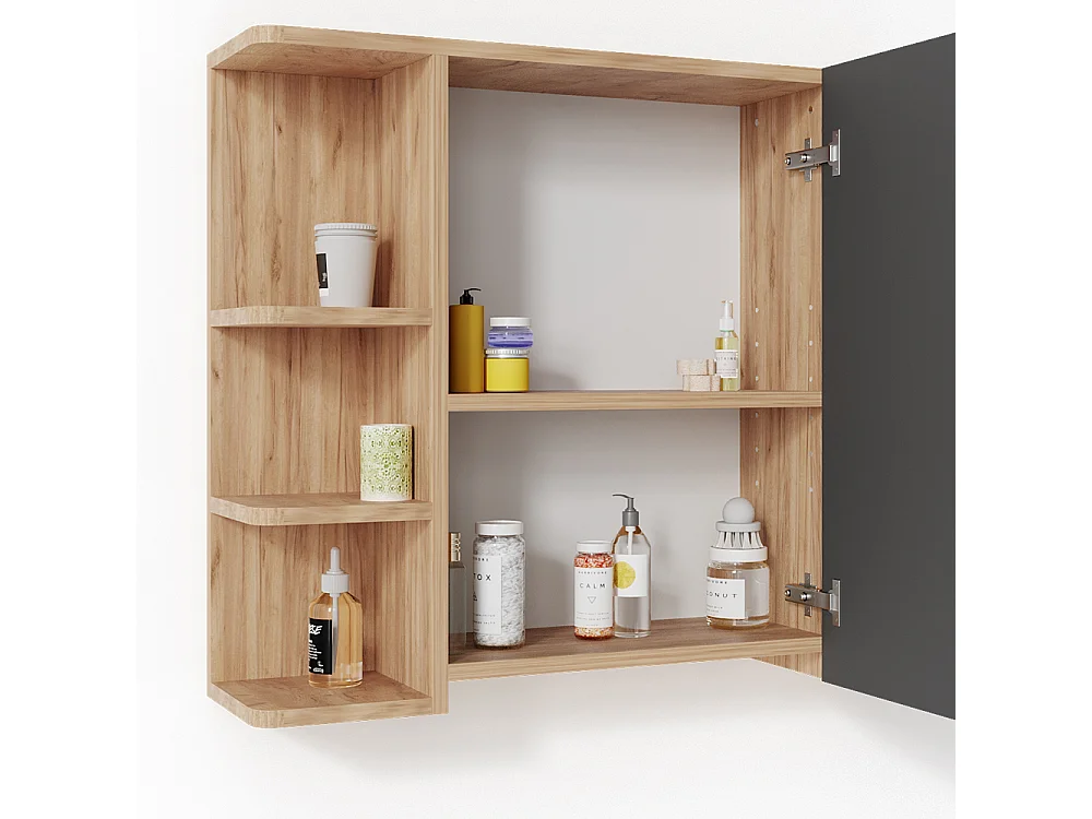 Badkamermeubel set eiken 60x32x54 fynn