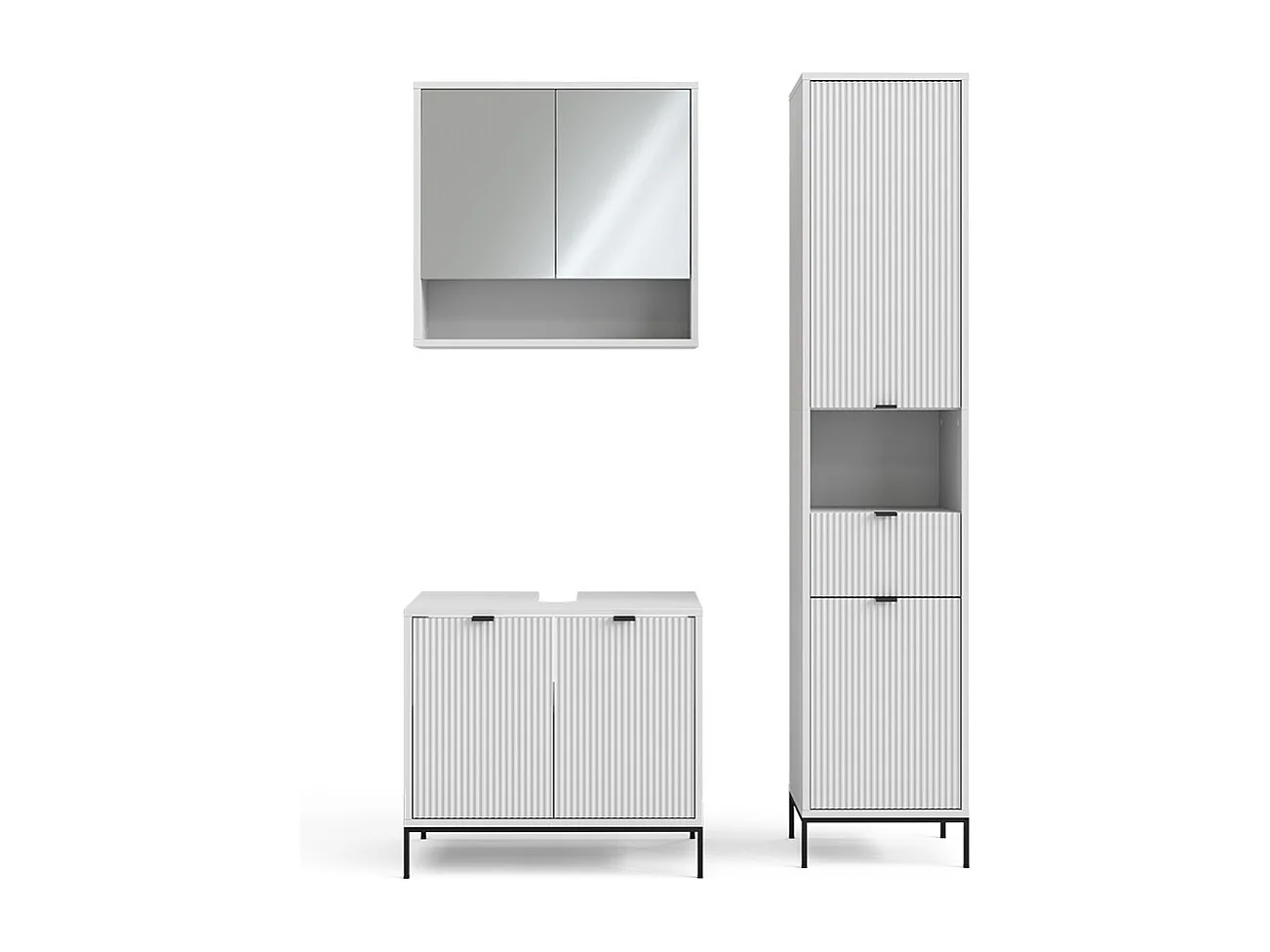 Meubles bain blanc 70x45x63 eliza