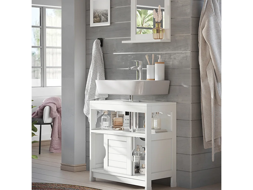 Meubles bain blanc 60x30x60 vilda