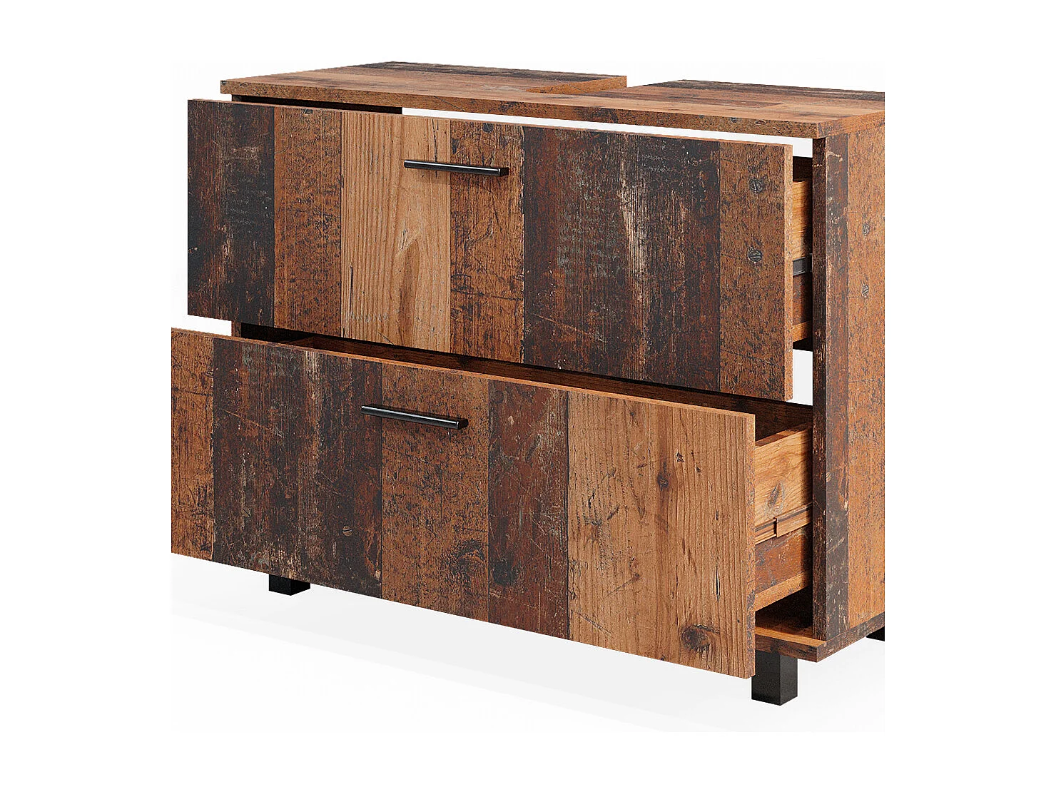 Meubles bain chêne rustique 80x33x60 ilias