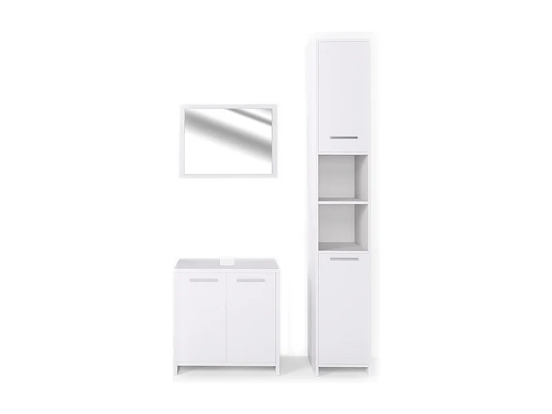 Badmöbel-Set weiß 58x33x60 kiko