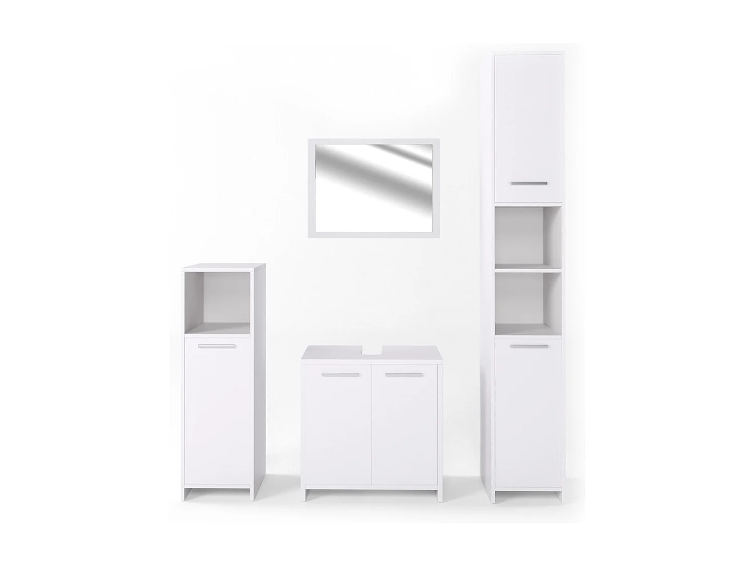 Meubles bain blanc 58x33x60 kiko