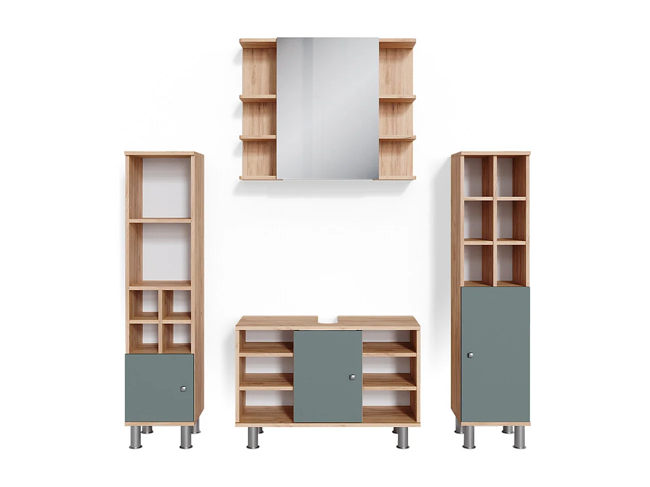 Meubles bain vert 60x32x54 fynn