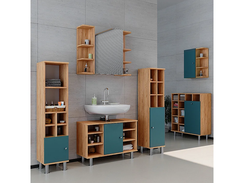 Meubles bain vert 60x32x54 fynn