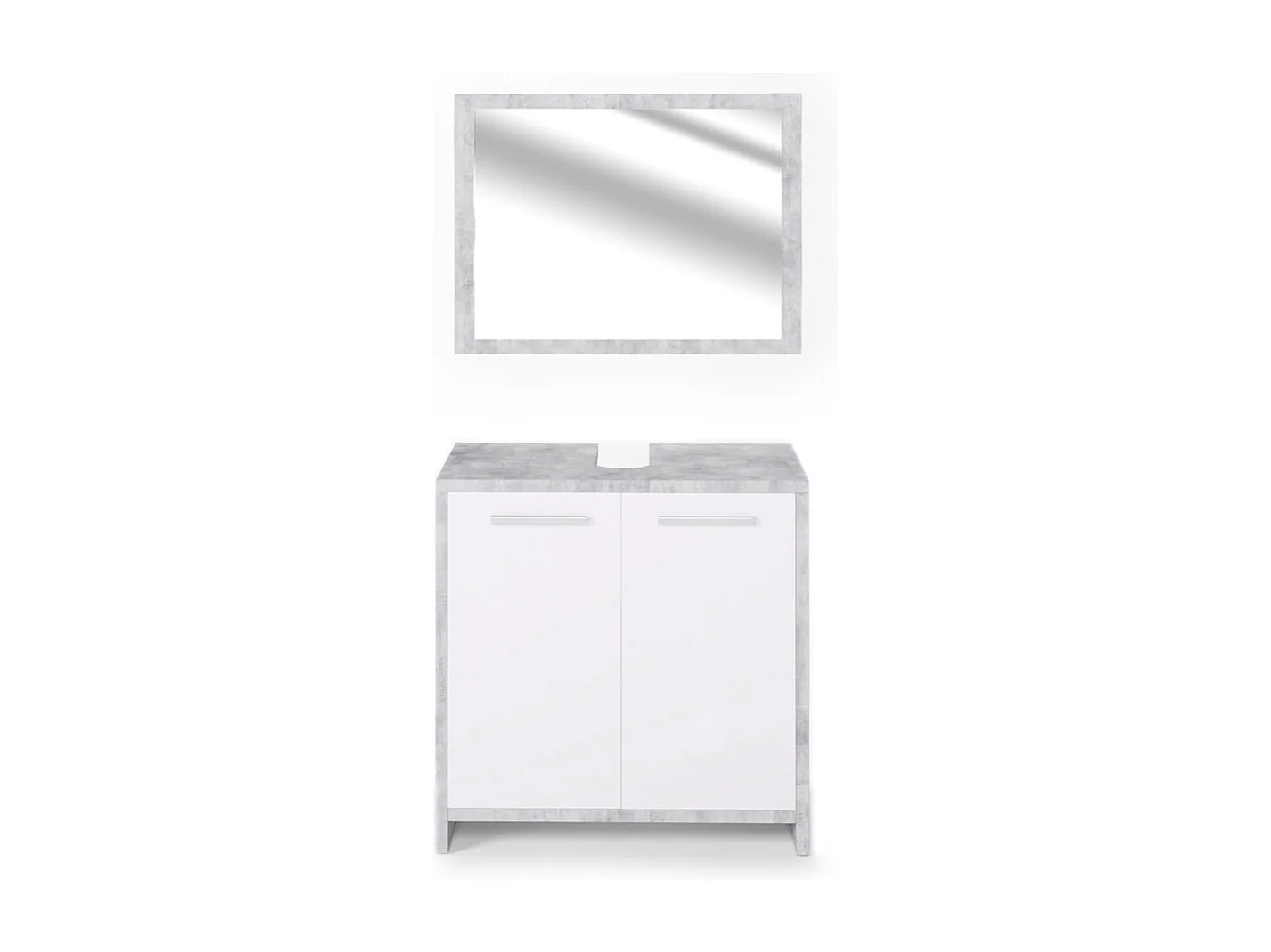 Conjunto de muebles de baño hormigón 58x33x60 kiko