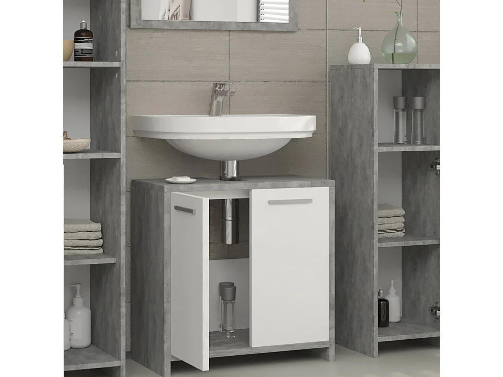 Meubles bain béton 58x33x60 kiko