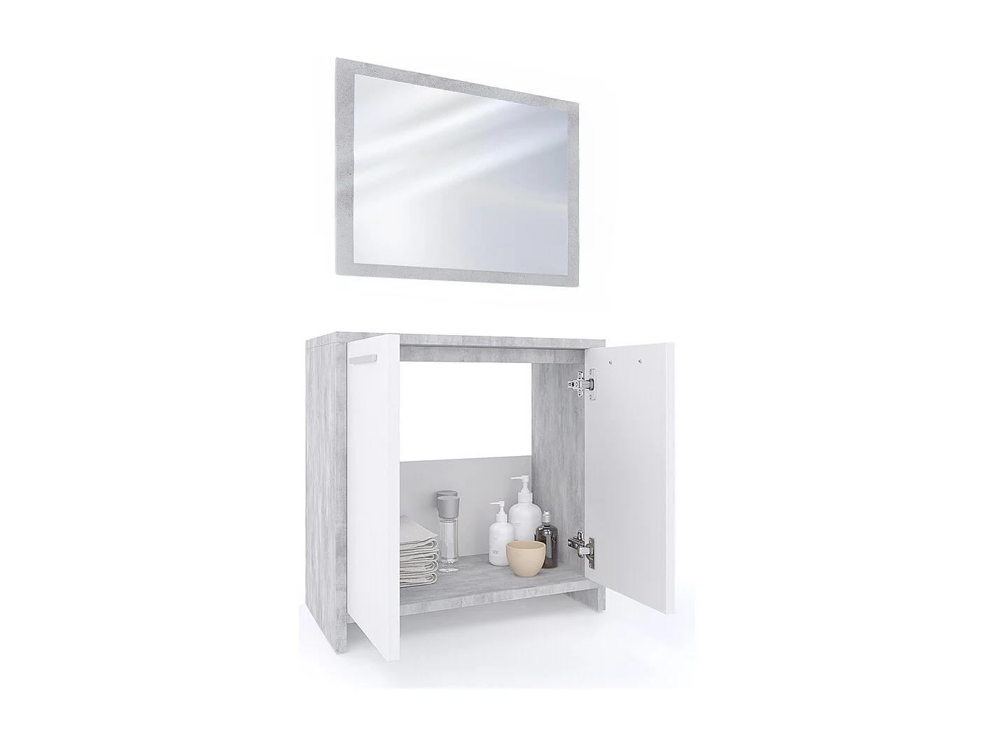 Meubles bain béton 58x33x60 kiko