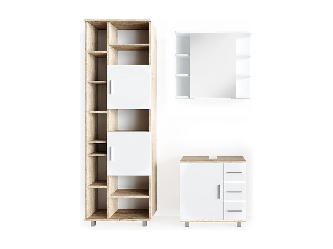 Meubles bain sonoma 60x33x60.8 ilias