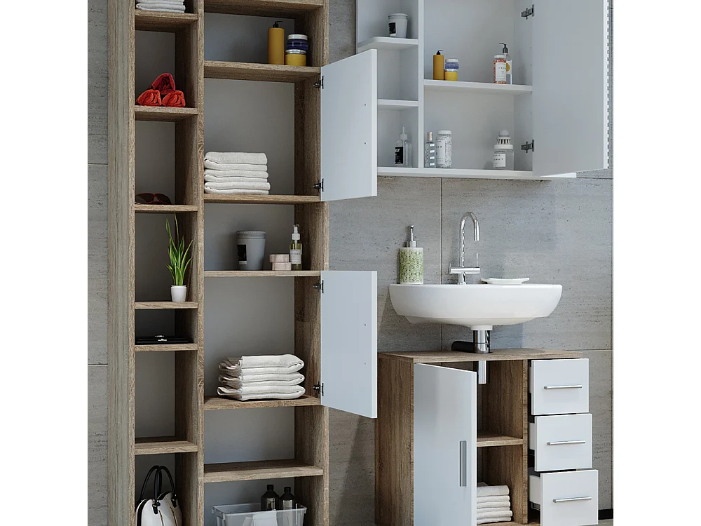 Meubles bain sonoma 60x33x60.8 ilias