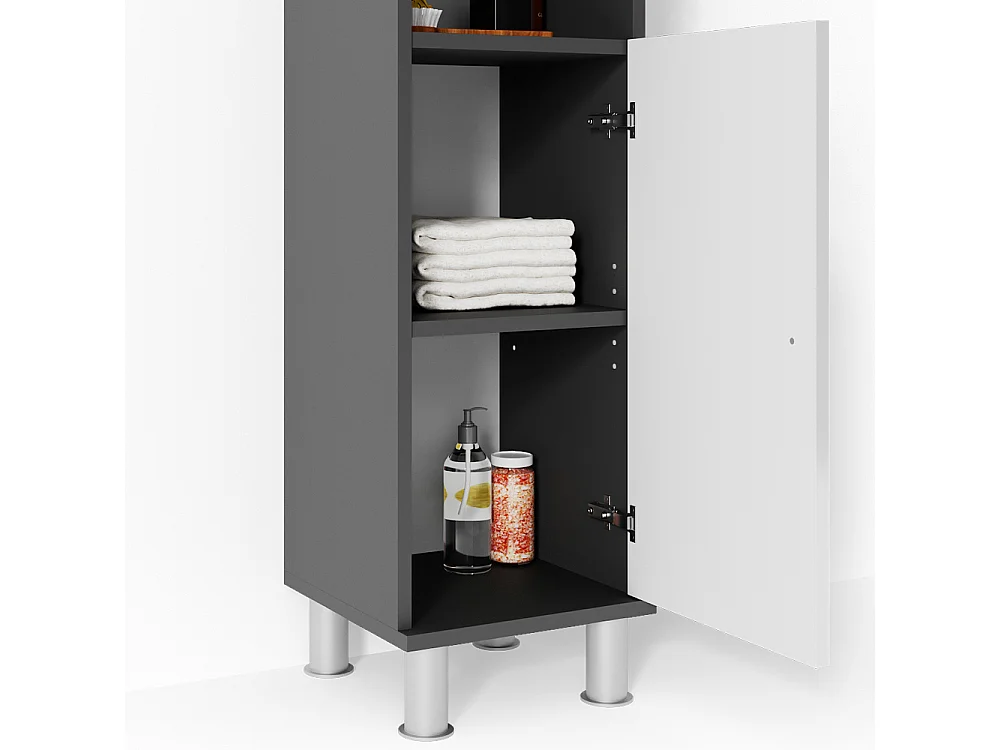 Meubles bain anthracite 60x32x54 fynn