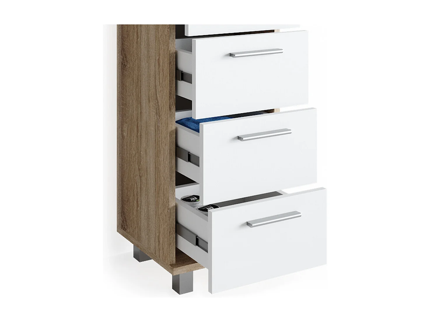 Badmöbel-Set sonoma 60x33x60.8 ilias