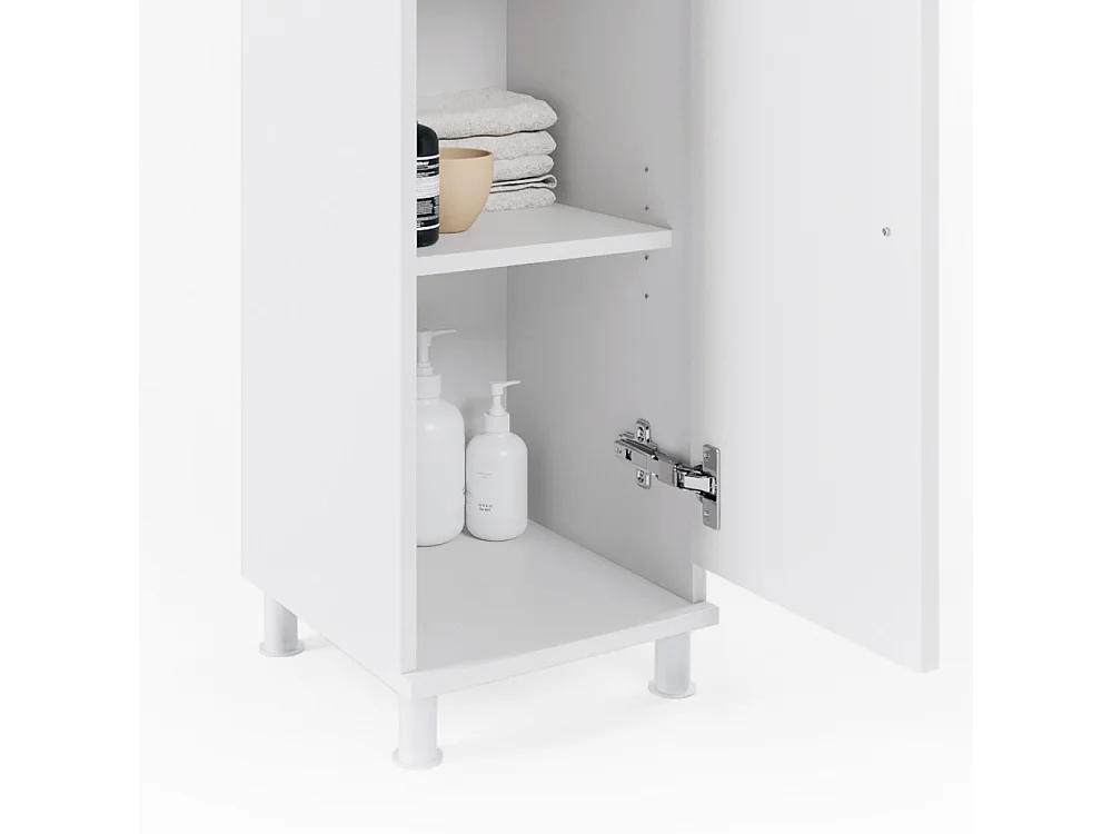 Badmöbel-Set weiß 60x32x54 fynn