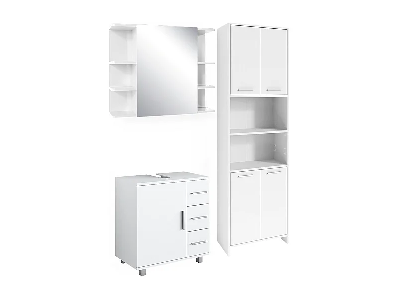 Set di mobili da bagno bianco 60x33x60 maris