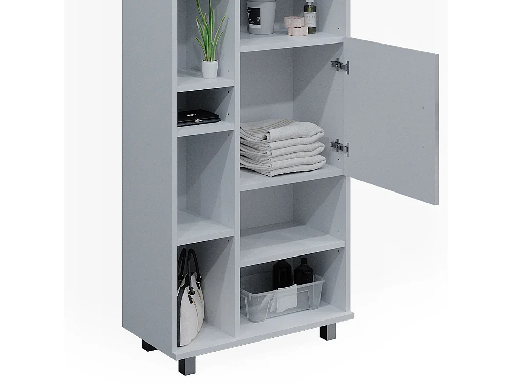 Badkamermeubel set wit hoogglans 60x33x60 ilias