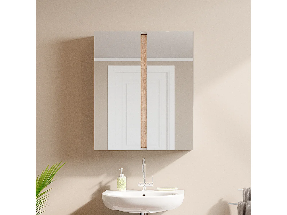Set di mobili da bagno bianco 70x34x55 gloria
