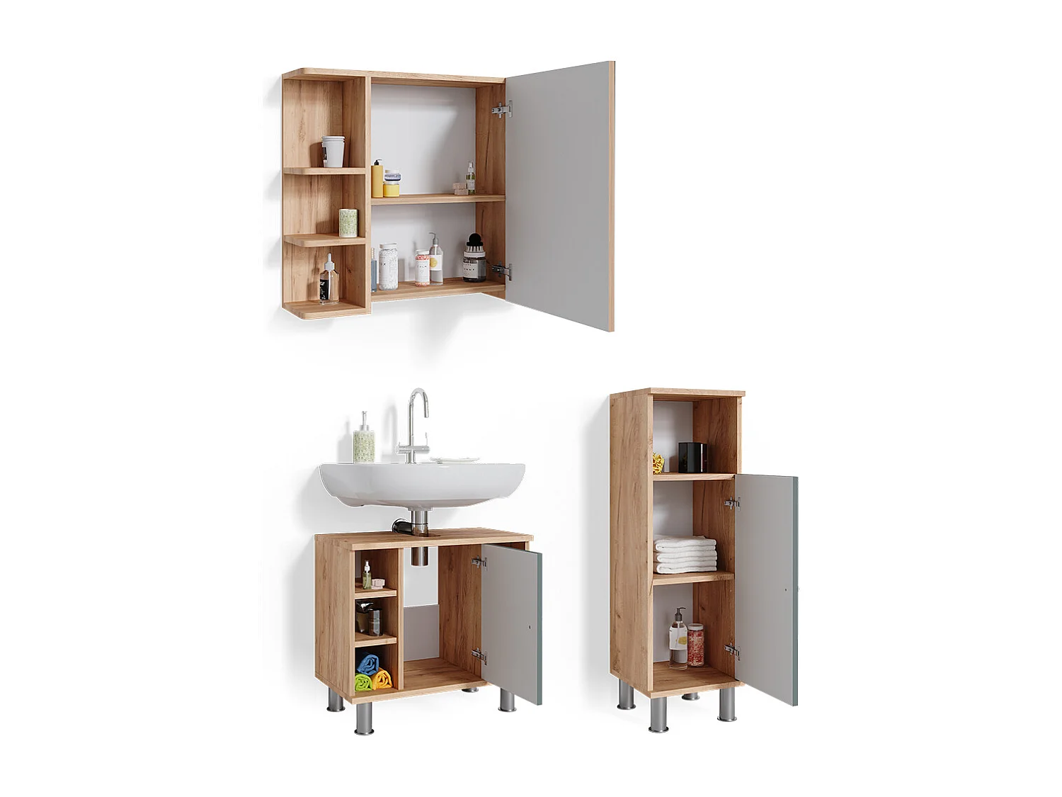 Meubles bain vert 60x32x54 fynn