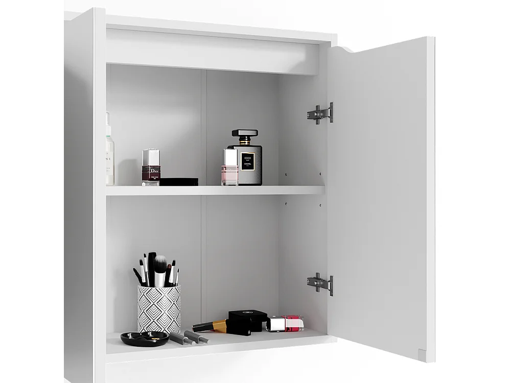 Set mobili bagno bianco 60x30x62 ruben