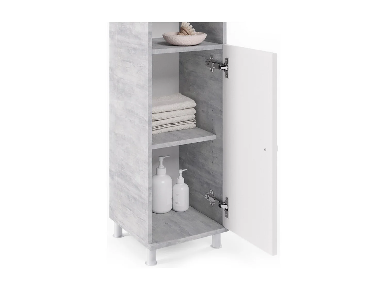 Meubles bain béton 60x32x54 fynn