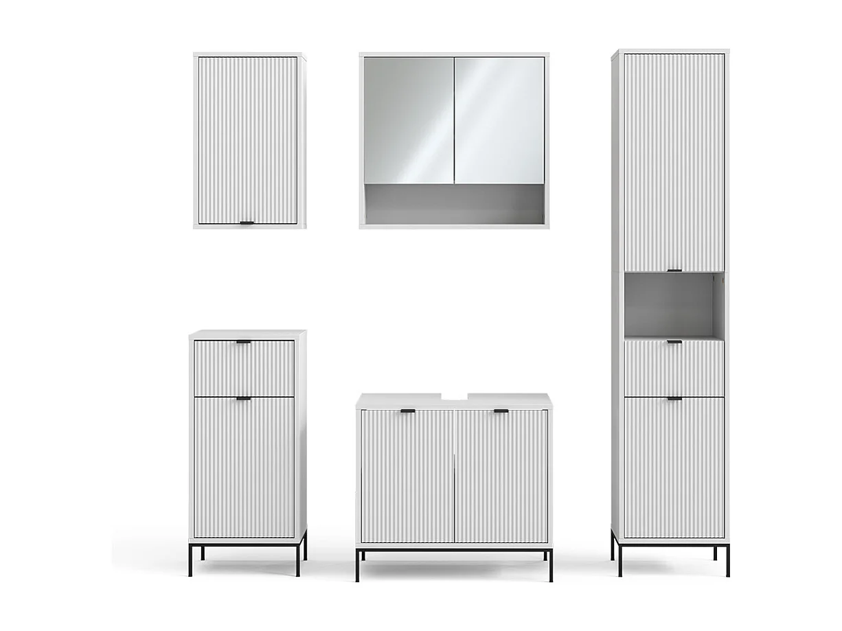 Meubles bain blanc 70x45x63 eliza